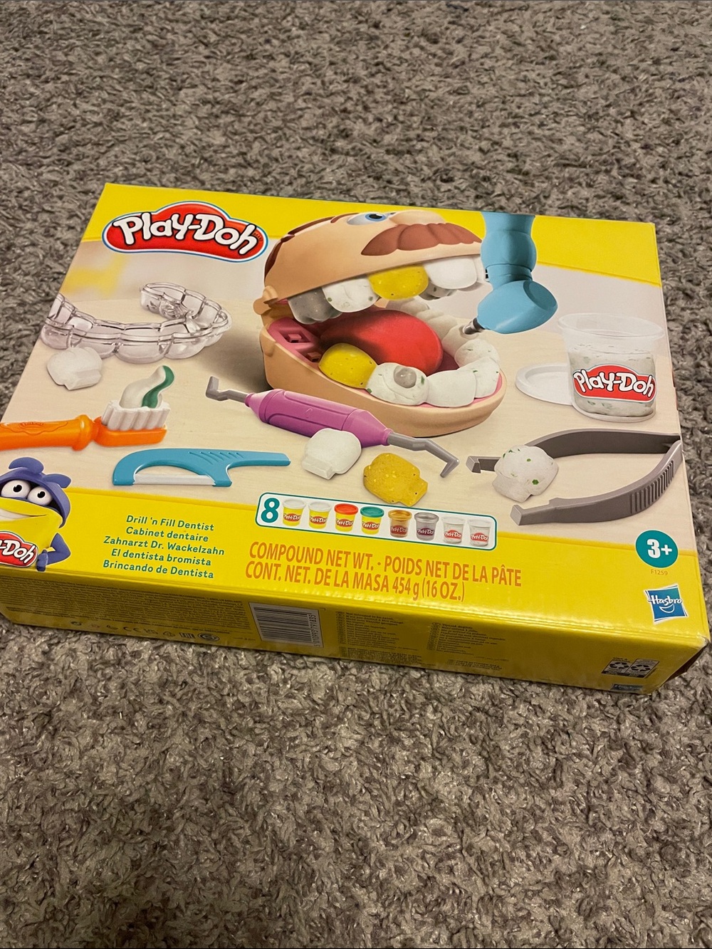 Play-Doh Drill 'n Fill Dentist Playset Kids Play- Doh set Dentist theme NEW